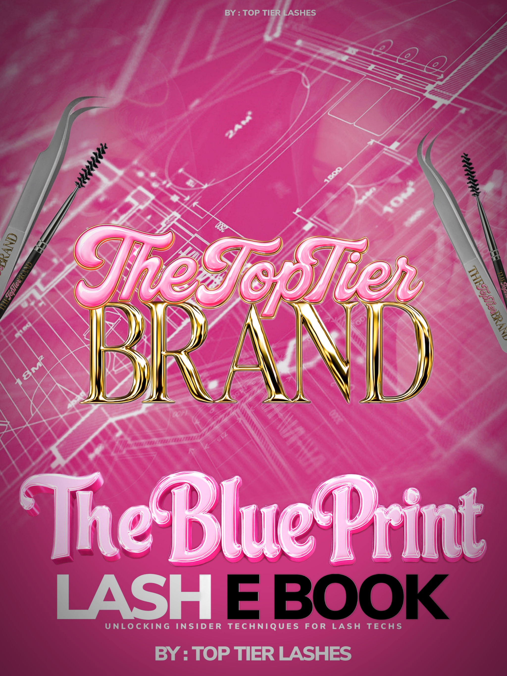 THE TOP TIER BRAND BLUE PRINT LASH E BOOK 🩷